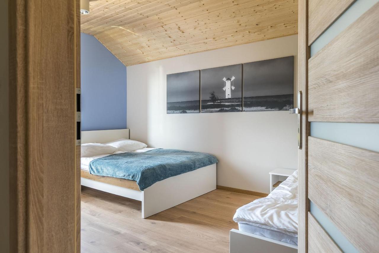 Domki Zlote Piaski Kryty Basen Sauna Jacuzzi Jastrzębia Góra Buitenkant foto
