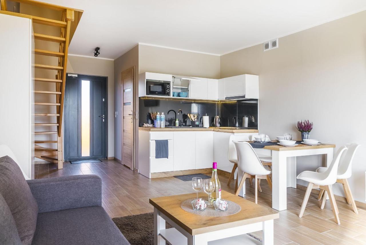 Domki Zlote Piaski Kryty Basen Sauna Jacuzzi Jastrzębia Góra Buitenkant foto